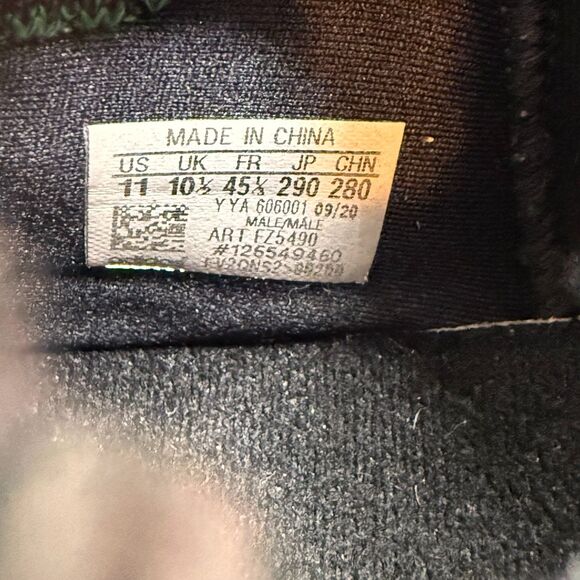 Adidas Ultra Boost DNA Mid X PE Von Miller Mens 11 Green Black Athletic Sneakers - Picture 9 of 10